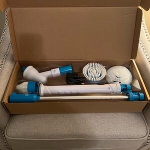 Hurricane spin scrubber.